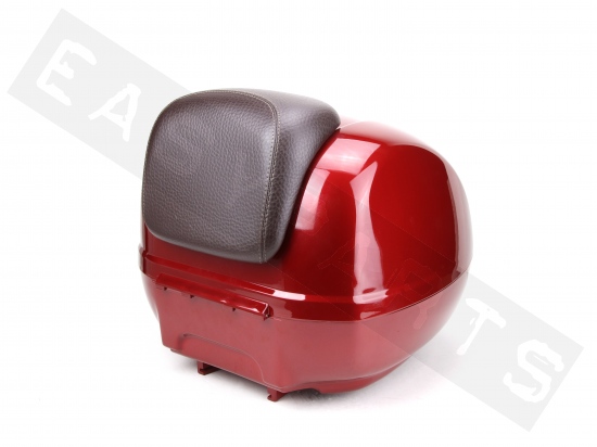 Top Case 36L VESPA GTS E4 2019 Touring Red 880/A with backrest